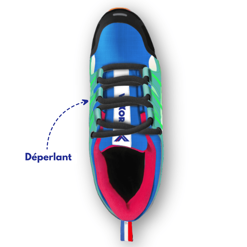 Chaussure de Marche Ultra-Légère Vert Bleu "GO" - VOXOR